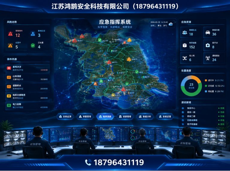 潮州消防通信指挥展示图